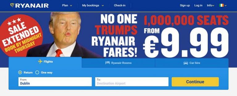 Ryanair a “trumpfat” în faţa oricărei oferte