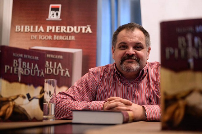 Igor Bergler: „Vreau ca ‘Biblia Pierduta’ sa fie primul bestseller din Romania”
