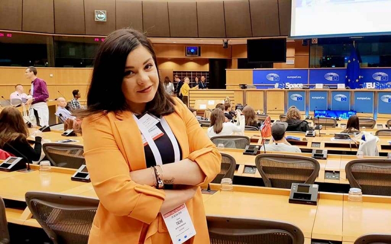 Oana Tache, despre implicare socială și importanța prezenței la vot, în calitate de unic reprezentant român ales de Parlamentul European